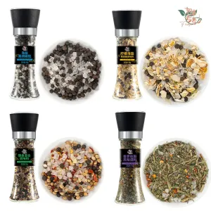 Black Pepper Sea Salt Ground Black Pepper Mixed Black Pepper Lemon Sea Salt West